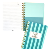 Zeta Tau Alpha Stripe Sorority Notebook