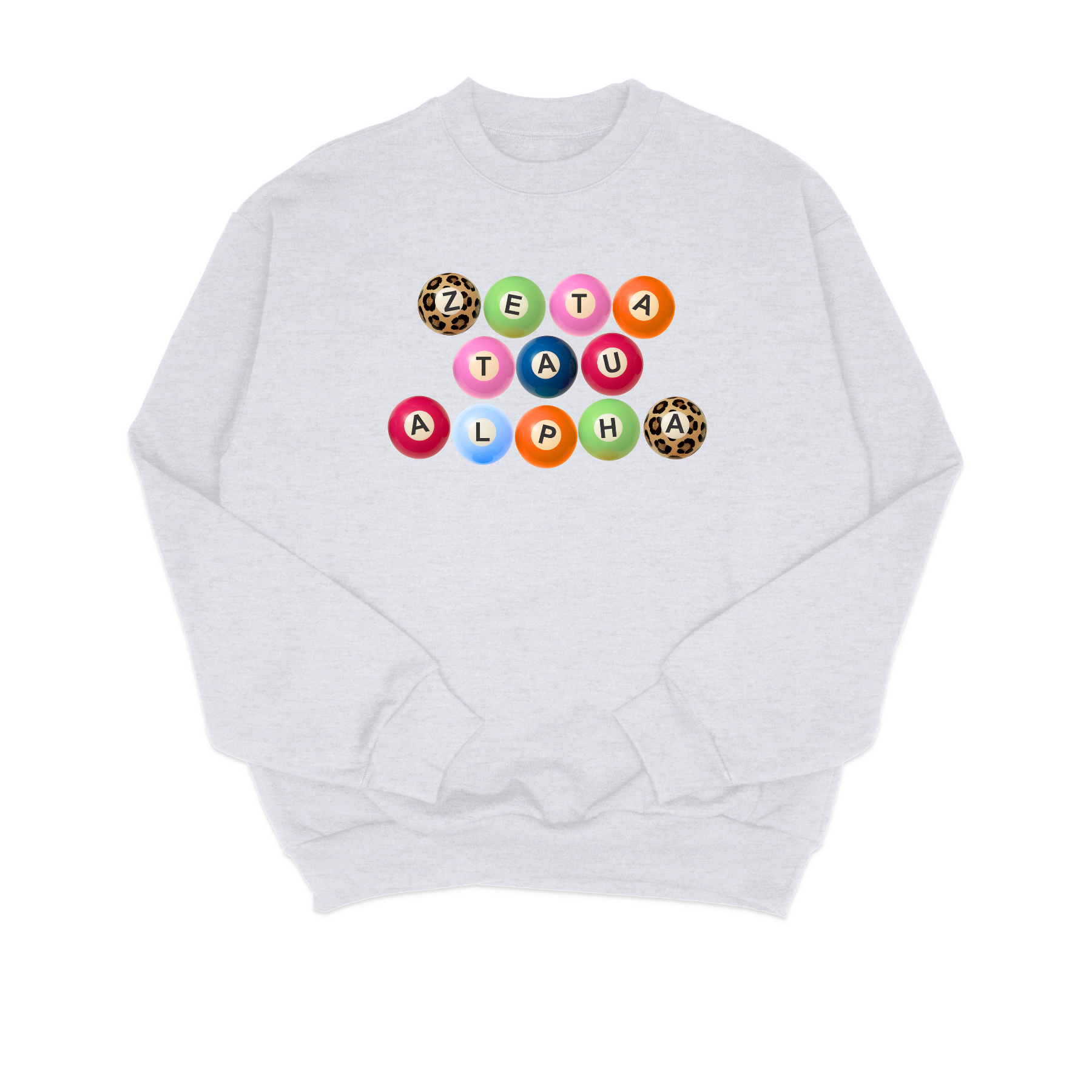 Zeta Tau Alpha On Cue Sorority Sweatshirt