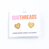 Sorority Heart Earrings