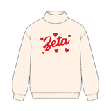 Zeta Tau Alpha Sweetie Sorority Mock Neck and Shorts