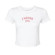 Zeta Tau Alpha J'Adore Sorority Baby Tee