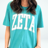 Zeta Tau Alpha Varsity Puff Sorority Tee