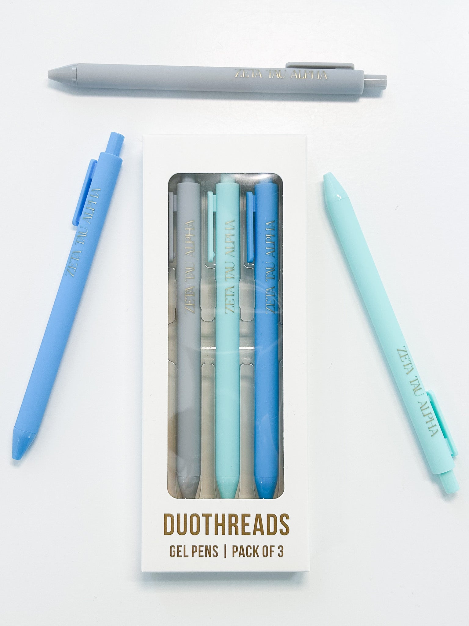 Zeta Tau Alpha Lettered Luxe Sorority Pens