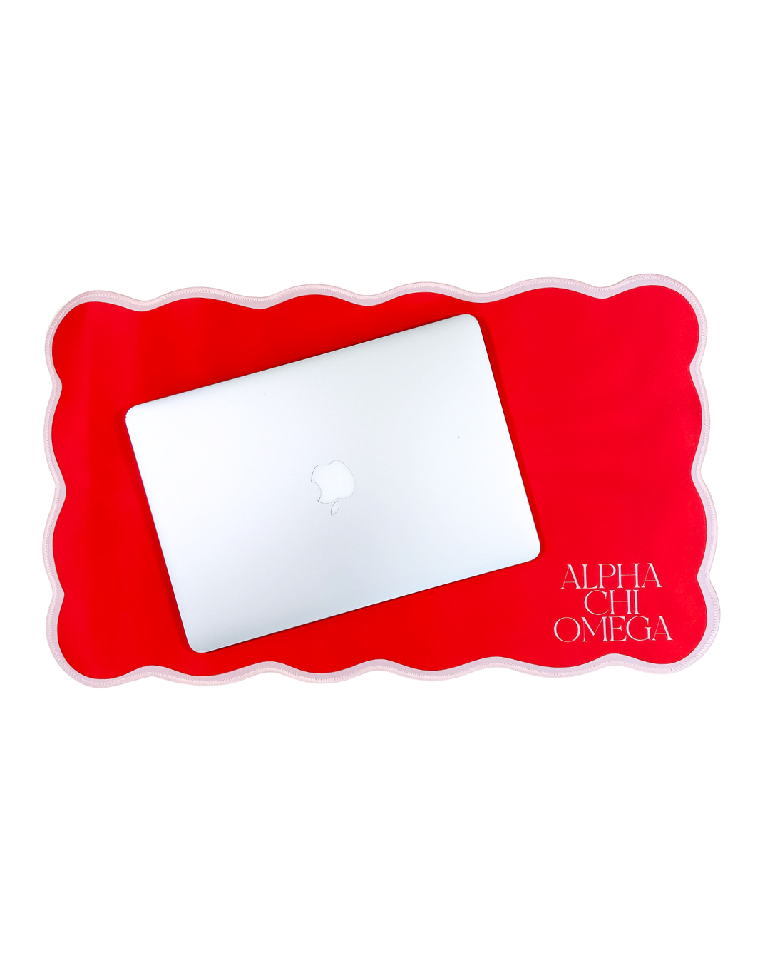 Alpha Chi Omega Scalloped Sorority Desk Mat