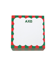 Scallop Sorority Note Cube – 4x4 Sticky Note Block (500 Sheets)