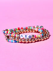 Alpha Epsilon Phi Miley Bracelet Stack