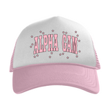 Alpha Gamma Delta Cosmic Cowgirl Sorority Trucker Hat