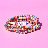 Alpha Gamma Delta Miley Bracelet Stack