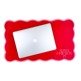 Alpha Omicron Pi Scalloped Sorority Desk Mat