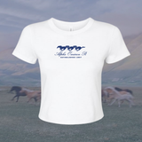 Alpha Omicron Pi Wild Horses Sorority Baby Tee