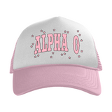 Alpha Omicron Pi Cosmic Cowgirl Sorority Trucker Hat