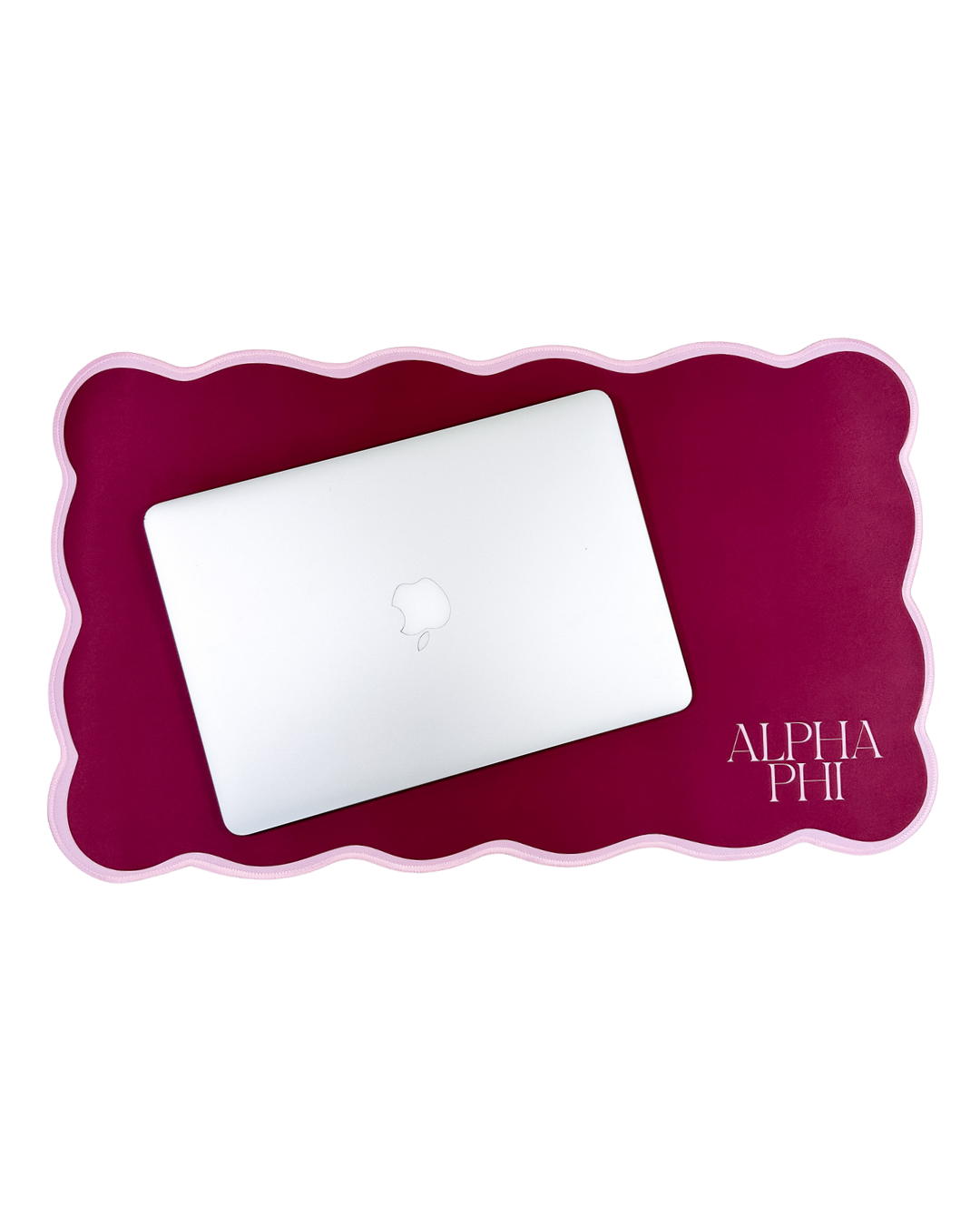 Alpha Phi Scalloped Sorority Desk Mat