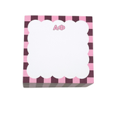 Scallop Sorority Note Cube – 4x4 Sticky Note Block (500 Sheets)