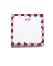 Scallop Sorority Note Cube – 4x4 Sticky Note Block (500 Sheets)