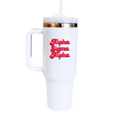 Alpha Sigma Alpha 40oz Legacy Sorority Stella Tumbler