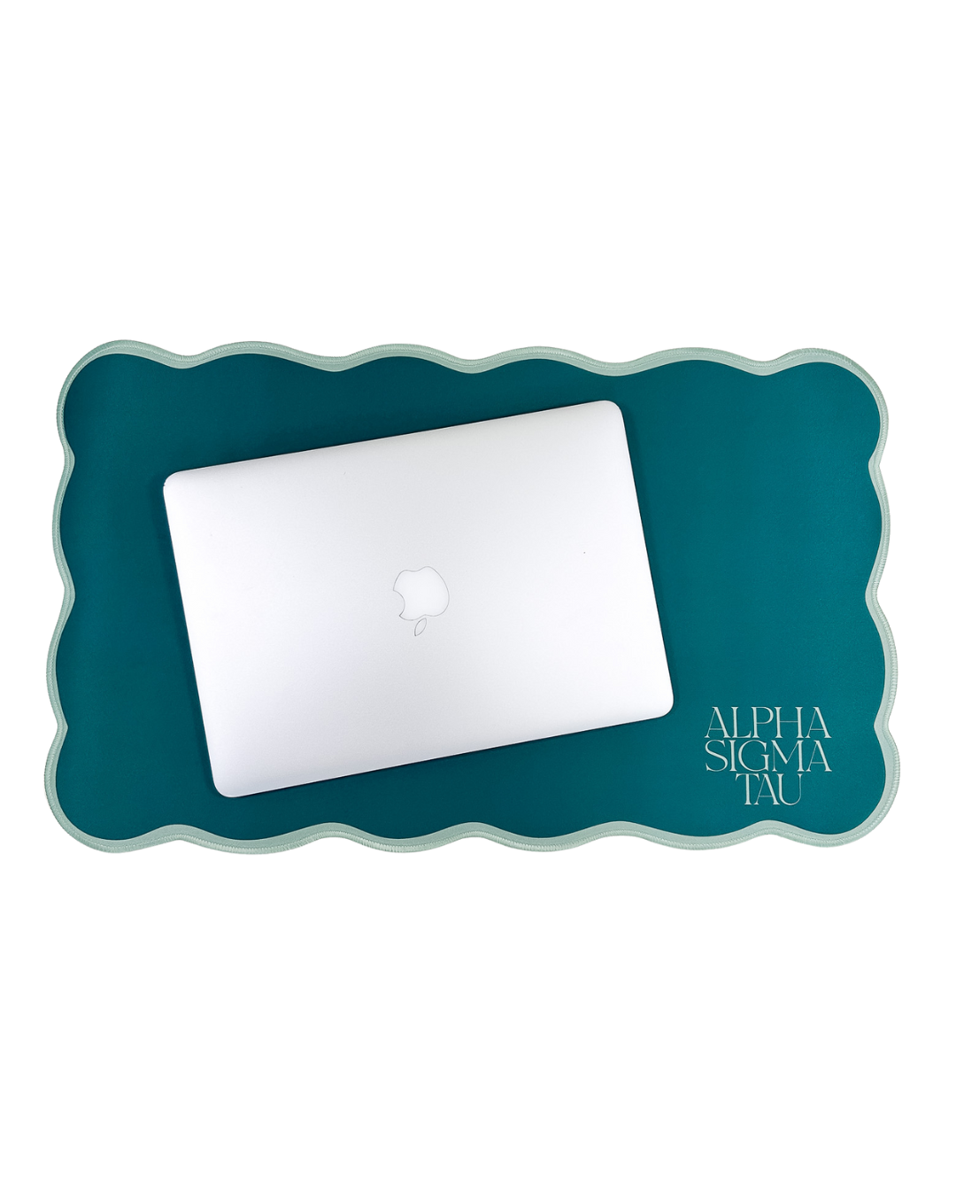 Alpha Sigma Tau Scalloped Sorority Desk Mat