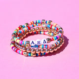 Miley Sorority Bracelet Stack