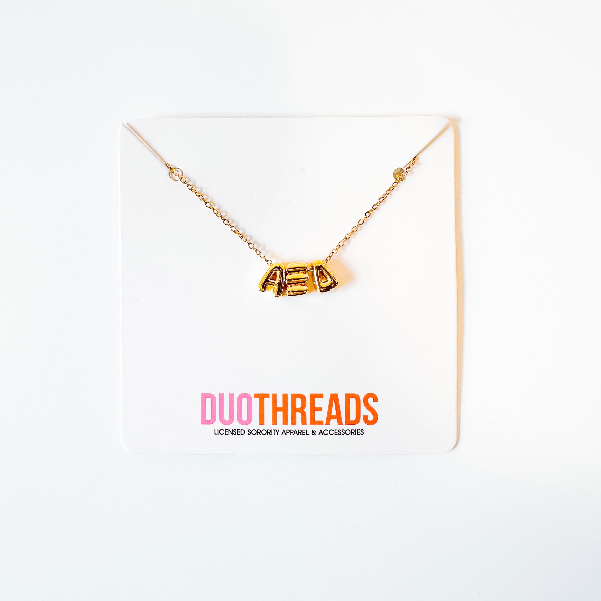 Alpha Xi Delta Bubble Necklace