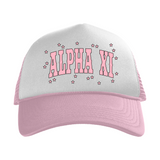 Alpha Xi Delta Cosmic Cowgirl Sorority Trucker Hat