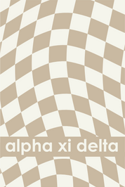 Alpha Xi Delta Sweet Dreams Sorority Blanket