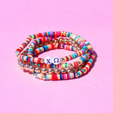 Chi Omega Miley Bracelet Stack