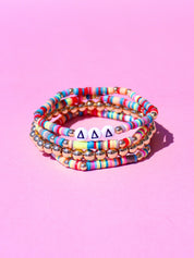 Delta Delta Delta Miley Bracelet Stack