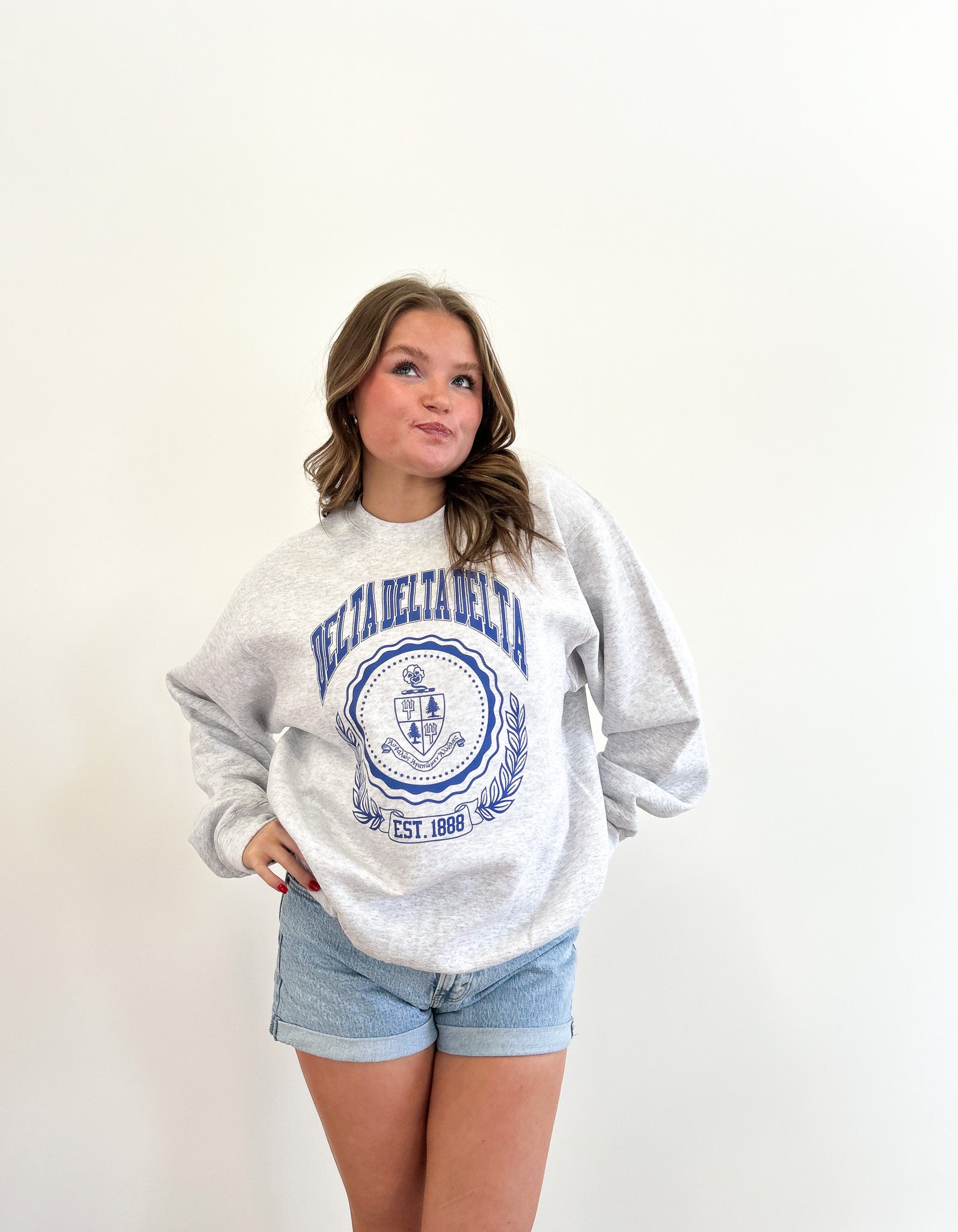 Delta Delta Delta Ivy League Crewneck