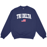 Delta Delta Delta Betsy Crewneck