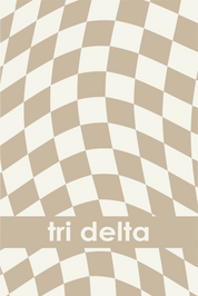 Delta Delta Delta Sweet Dreams Sorority Blanket