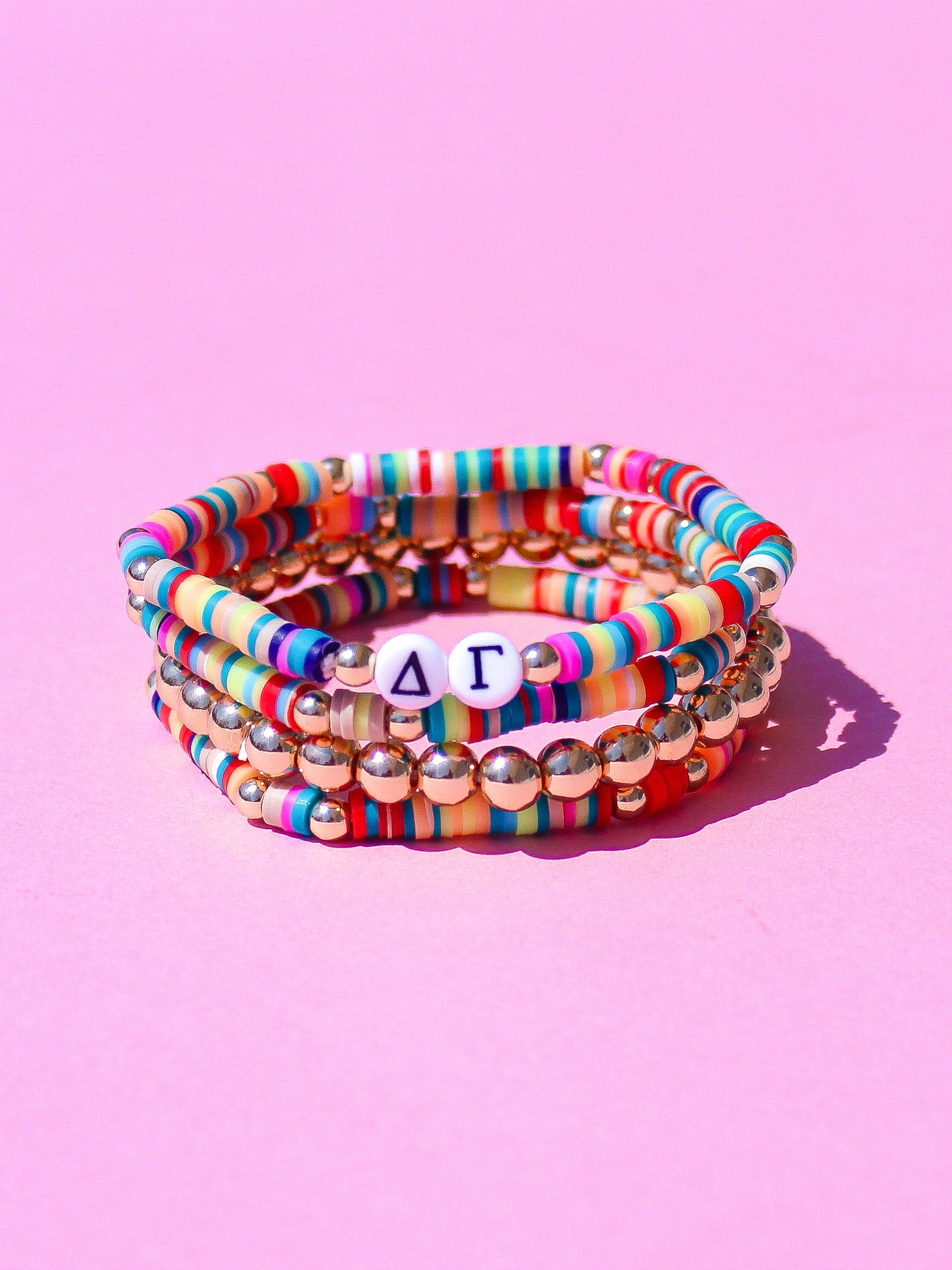 Delta Gamma Miley Bracelet Stack