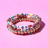 Delta Phi Epsilon Miley Bracelet Stack