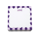 Delta Phi Epsilon Scallop Note Cube – 4x4 Sticky Note Block (500 Sheets)