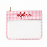 Alpha Omicron Pi Needlepoint Sorority Project Bag