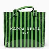 Kappa Delta Stripe Sorority Tote Bag