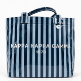 Kappa Kappa Gamma Stripe Sorority Tote Bag