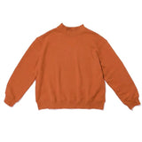 pumpkin mock neck flat lay