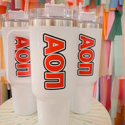 Alpha Omicron Pi 40oz Sorority Stella Tumbler