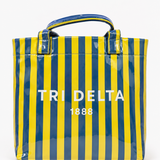 Delta Delta Delta Stripe Sorority Tote Bag