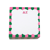 Delta Zeta Scallop Note Cube – 4x4 Sticky Note Block (500 Sheets)