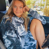 Alpha Phi Abbie Tie Dye Hooded Sweatshirt