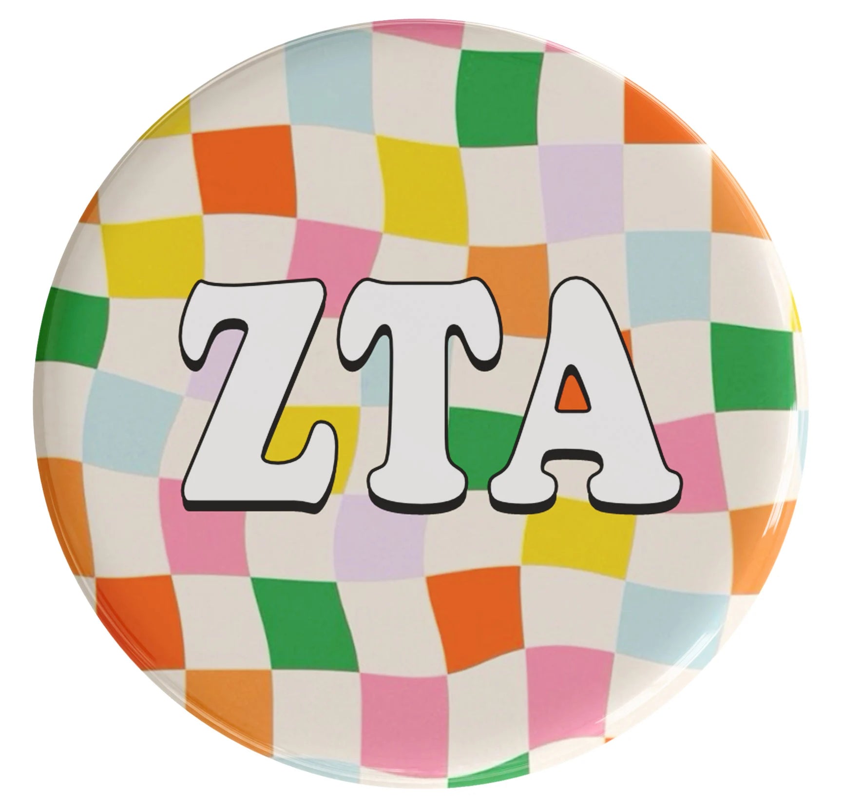 Zeta Tau Alpha Fast Times Sorority Button