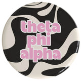 Theta Phi Alpha Deja Vu Sorority Button