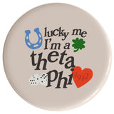 Theta Phi Alpha Lucky Sorority Button