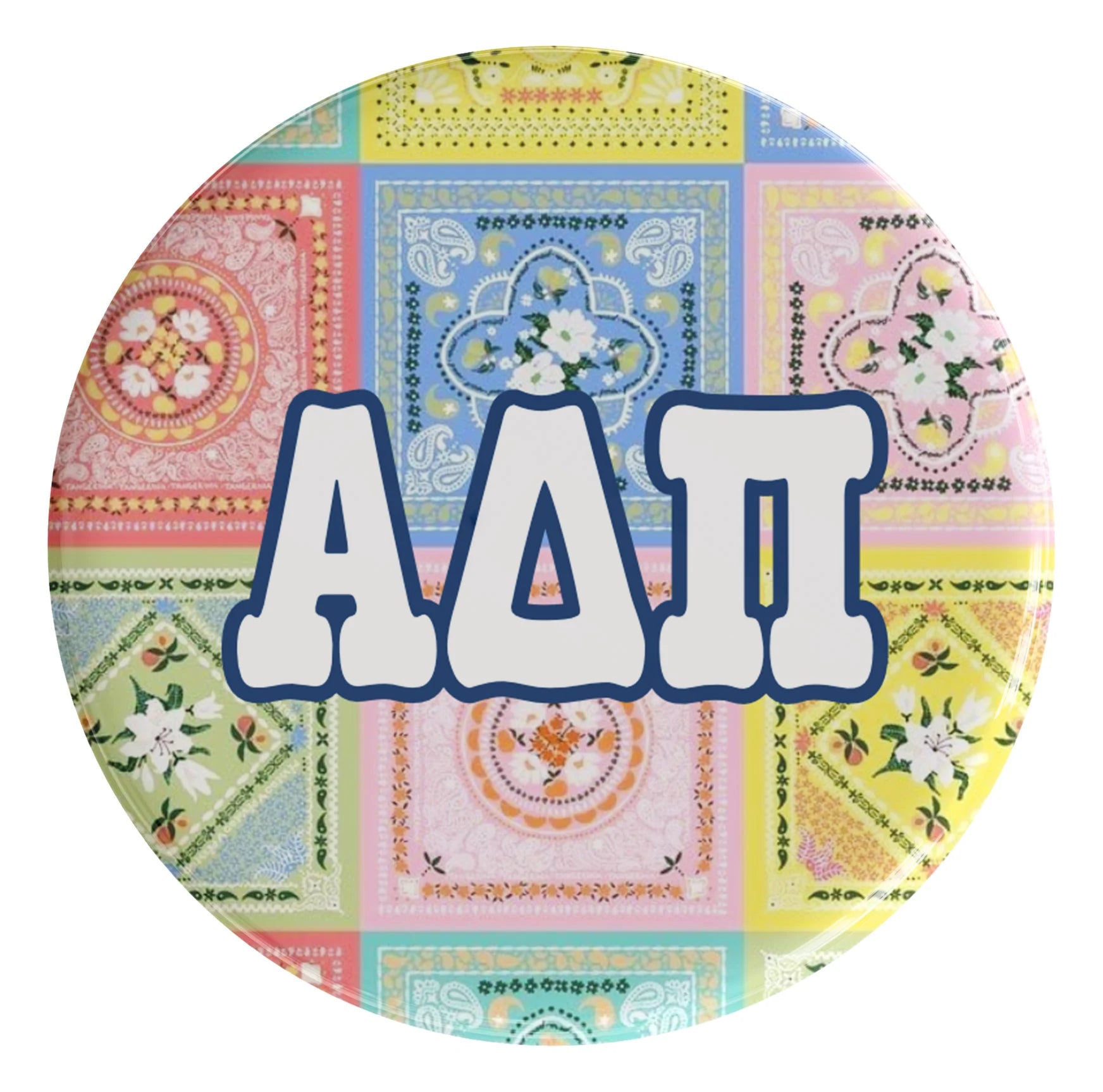 Alpha Delta Pi Summer Days Sorority Button