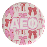 Alpha Epsilon Phi Coquette Sorority Button