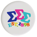 Sigma Sigma Sigma Happy Days Sorority Button