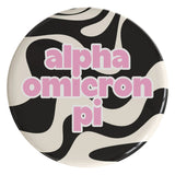 Alpha Omicron Pi Deja Vu Sorority Button