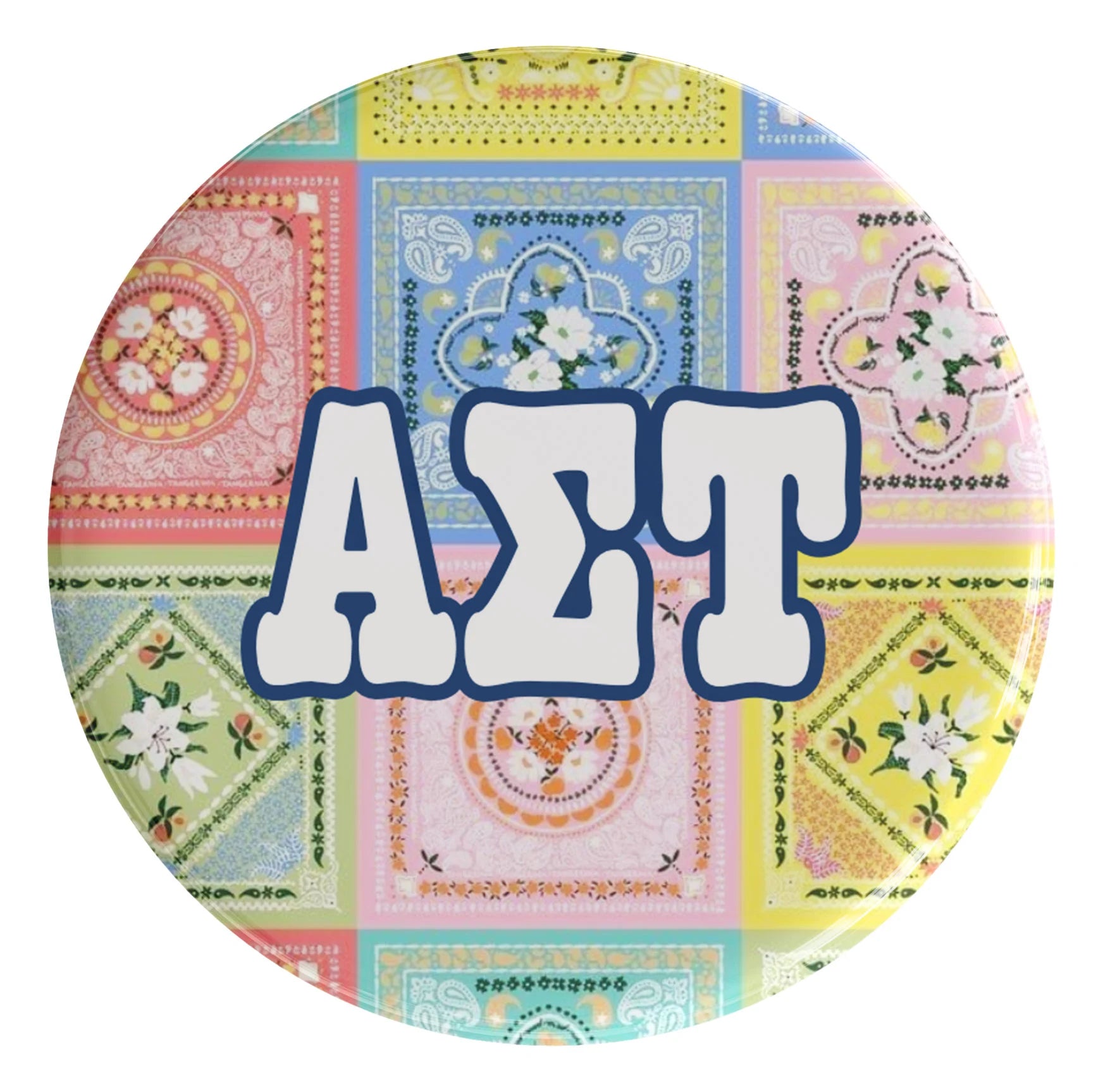 Alpha Sigma Tau Summer Days Sorority Button
