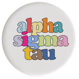 Alpha Sigma Tau Live In Color Sorority Button
