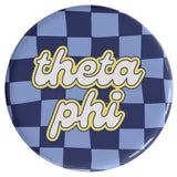 Theta Phi Alpha Checker Sorority Button